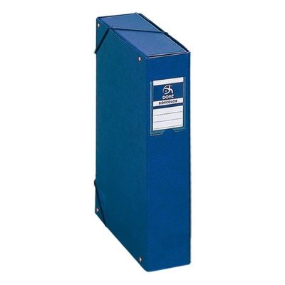 CARPETA PROYECTOS DOHE CARTON FORRADO 7CM AZUL
