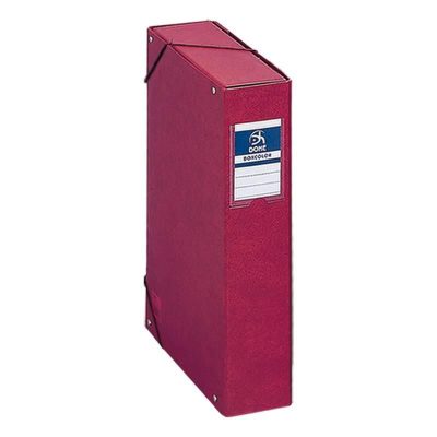 CARPETA PROYECTOS DOHE CARTON FORRADO 7CM ROJO