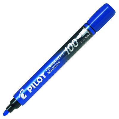 ROTULADOR PERMANENTE PILOT CONICO SCA-100 AZ