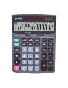 CALCULADORA MTL NEGRA GRANDE 79148