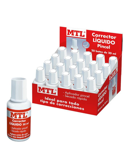 CORRECTOR PINCEL MTL 20ML MOD 30273 C/20