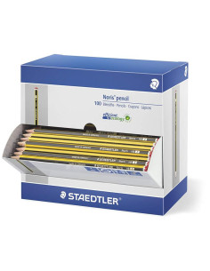 LÁPIZ STAEDTLER NORIS Nº2 HB CAJA 100 UDS