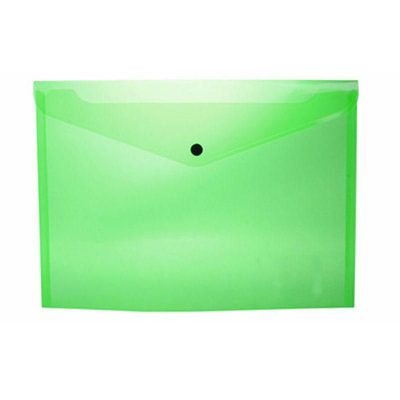 SOBRE CON BROCHE PRYSE A4  335X237 MM PP VERDE CLA