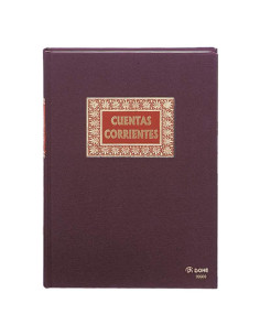 LIBRO ENTELADO DOHE FOLIO CUENTAS CORRIENTES 09908