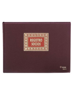LIBRO ENTELADO DOHE FOLIO REGISTRO DE SOCIOS 9914