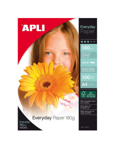 PAPEL FOTOGRAFICO APLI EVERYDAY 180G 100H 11475