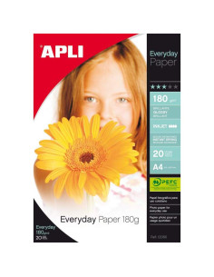PAPEL FOTOGRÁFICO APLI EVERYDAY 180G 20H 12080
