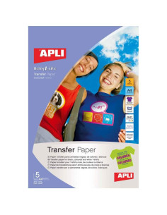 PAPEL TRANSFER OSCURO APLI 5H