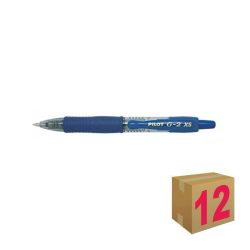 BOLIGRAFO PILOT G-2 PIXIE AZUL C/12