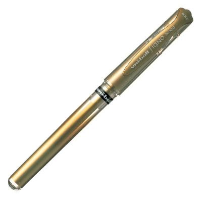 BOLIGRAFO UNI-BALL SIGNO BROAD UM-153 ORO