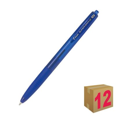 BOLÍGRAFO PILOT SUPER G AZUL C/12