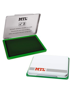 TAMPON SELLOS DOHE Nº2 190X70MM VERDE