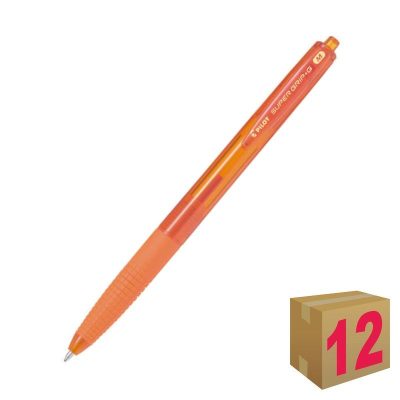 BOLÍGRAFO PILOT SUPER G NARANJA C/12