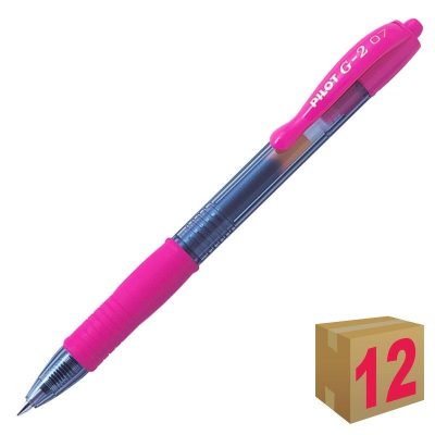 BOLÍGRAFO PILOT G-2 ROSA PASTEL C/12