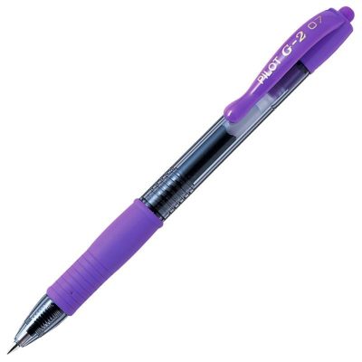BOLÍGRAFO PILOT G-2 VIOLETA PASTEL