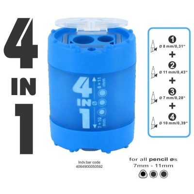 AFILADOR PLASTICO DEP  KUM 4 BOCAS 423204