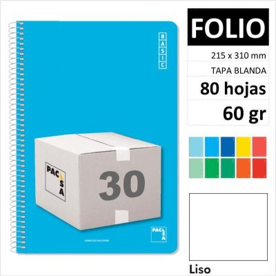 CUAD PACSA BASICT/B F 80H60GR LISO 16422 C/30