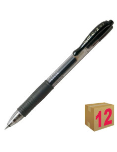 BOLÍGRAFO PILOT G-2 NEGRO C/12