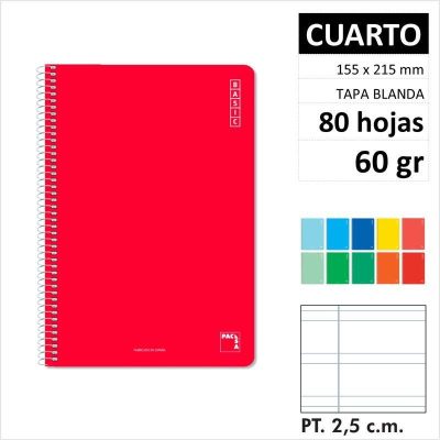CUAD PACSA BASICT/B 1/4 80H60GR P2 5 16430