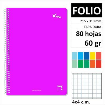 CUAD PACSA XTRA T/D F 80H60GR C4 16220