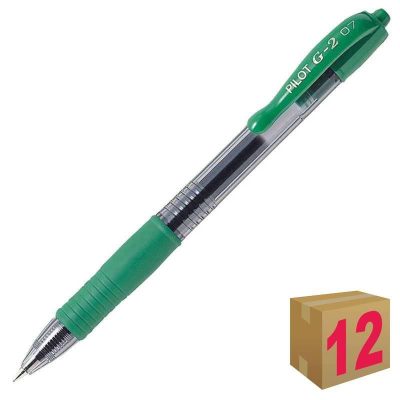 BOLÍGRAFO PILOT G-2 VERDE C12