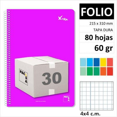 CUAD PACSA XTRA T/D F 80H60GR C4 16220 C/30