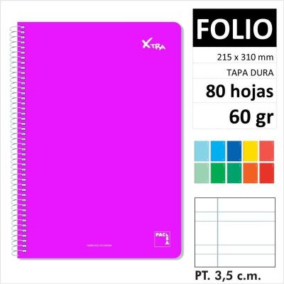 CUAD PACSA XTRA T/D F 80H60GR P3 5 16224