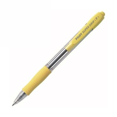 BOLÍGRAFO PILOT SUPER GRIP AMARILLO/AZUL