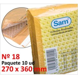 BOLSA ACOLCHADA SAM KRAFT INT  270X360 No18 P/10