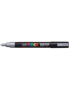 ROTULADOR POSCA PC-3M PLATA