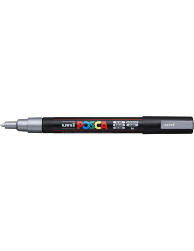 ROTULADOR POSCA PC-3M PLATA
