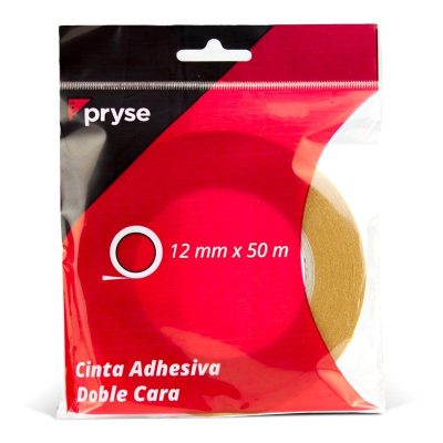 CINTA ADHESIVA PRYSE DOBLE CARA 12M X 50MM