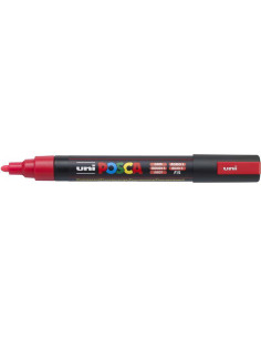 ROTULADOR POSCA PC-5M FLUOR ROJO