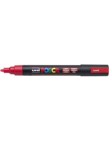 ROTULADOR POSCA PC-5M FLUOR ROJO