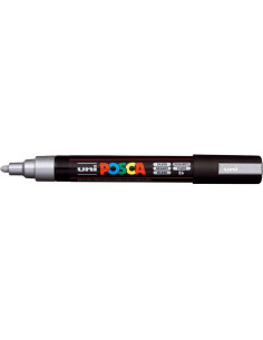 ROTULADOR POSCA PC-5M PLATA