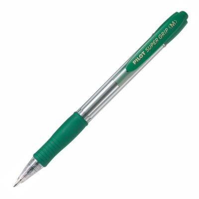 BOLÍGRAFO PILOT SUPER GRIP VERDE