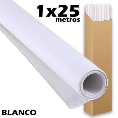 PAPEL KRAFT SADIPAL ROLLO 1X25M BLANCO