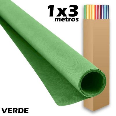 PAPEL KRAFT SADIPAL ROLLO 1X3M VERDE