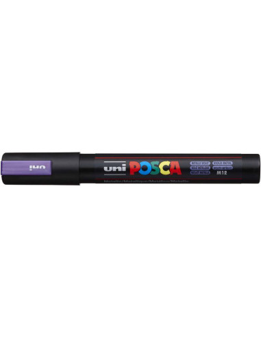 ROTULADOR POSCA PC-5M VIOLETA METÁLICO
