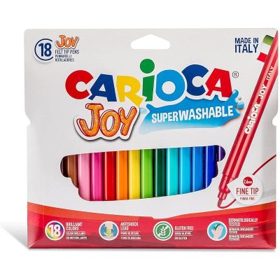 ROTULADOR ESCOLAR CARIOCA JOY 18 COLORES