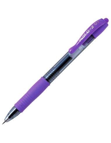 BOLÍGRAFO PILOT G-2 VIOLETA PASTEL