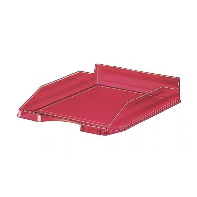 BANDEJA FAIBO 350X250X65 PLÁSTICO TRAS  ROJO