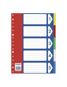 SEPARADOR DOHE FOLIO PP 5 POSICIONES DOHE 90452
