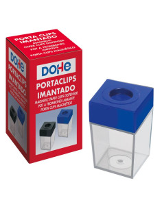 PORTACLIPS DOHE CUADRADO IMANTADO AZUL MOD 79290