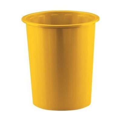 PAPELERA FAIBO 310X280 14L PLÁSTICO OPACO AMARILLO
