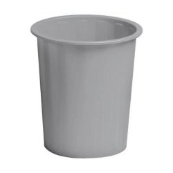 PAPELERA FAIBO 310X280 14L PLÁSTICO OPACO GRIS