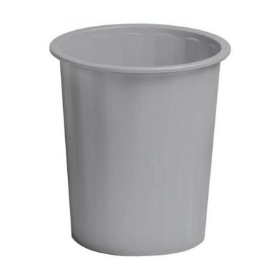 PAPELERA FAIBO 310X280 14L PLÁSTICO OPACO GRIS