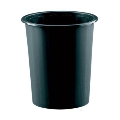 PAPELERA FAIBO 310X280 14L PLÁSTICO OPACO NEGRO
