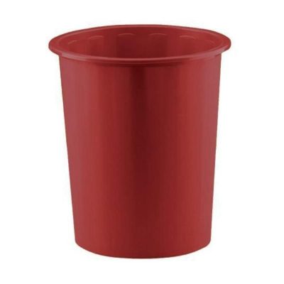 PAPELERA FAIBO 310X280 14L PLÁSTICO OPACO ROJO