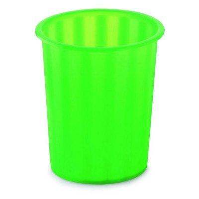 PAPELERA FAIBO 310X280 14L PLÁSTICO TRAS  VERDE